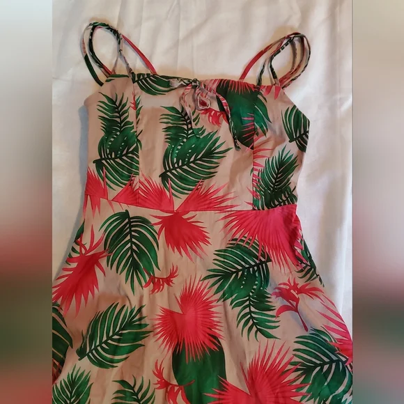 Tropical print dress size 10 - Picture 3 of 8